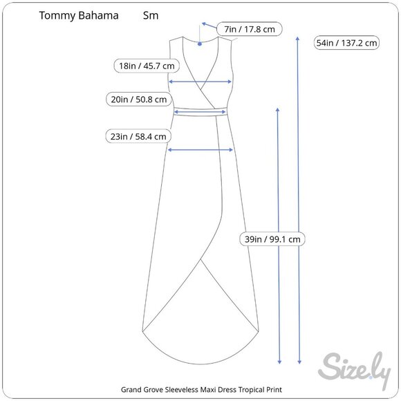 Tommy Bahama Grand Grove Sleeveless Maxi Dress Tropical Ruffled Tie Cord Belt Sm - Picture 10 of 10